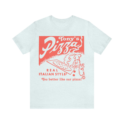 Retro Ton't Pizza Unisex Short Sleeve Tee