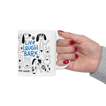 Live Laugh Bark Coffee Mug