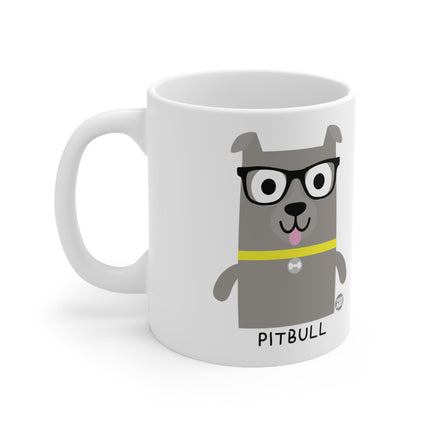 Bow Wow Meow Pitbull Ceramic Mug