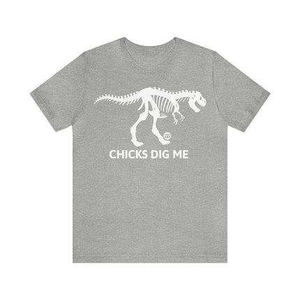 Chicks Dig Me Dinosaur Unisex Tee