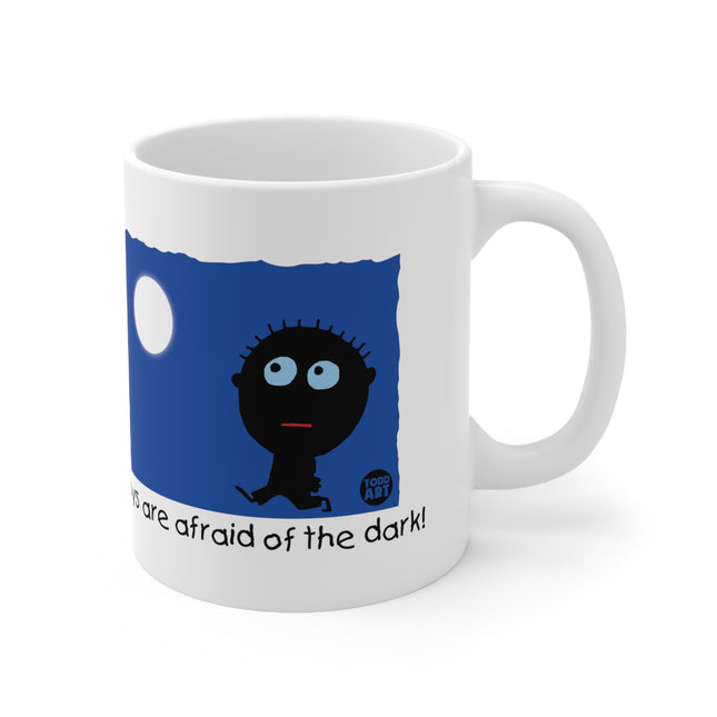 Boys Afraid of dark Ceramic Mug