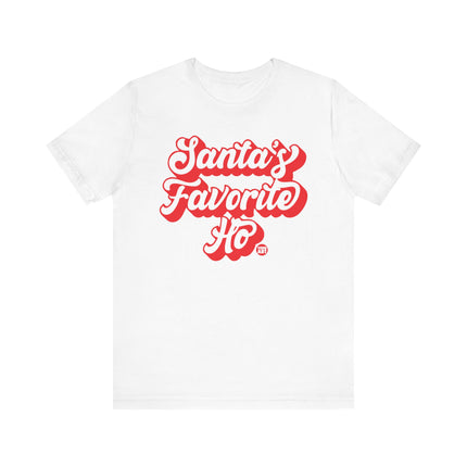 Funny "SANTA'S FAVORITE HO" Tee Shirt