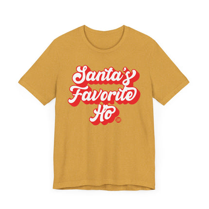 Funny "SANTA'S FAVORITE HO" Tee Shirt