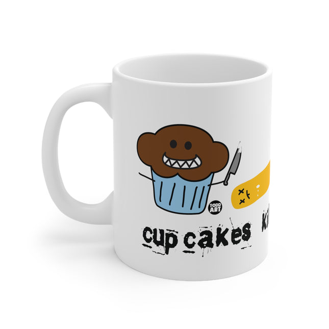 Cupcakes Kill Ceramic Mug