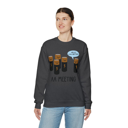 AA Meeting Battery Crewneck Sweatshirt