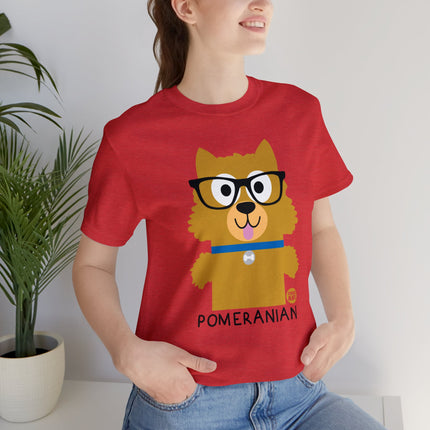 Bow Wow Meow Pomeranian Unisex Tee