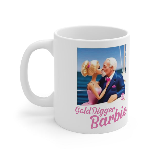 Gold Digger Barbie Ceramic Mug