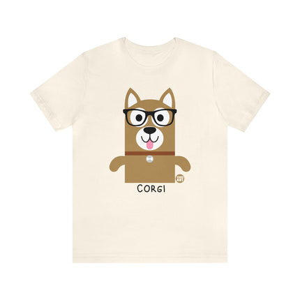 Bow Wow Meow Corgi Unisex Tee