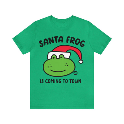 Santa Frog Christmas Unisex Tee