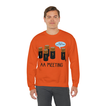 AA Meeting Battery Crewneck Sweatshirt