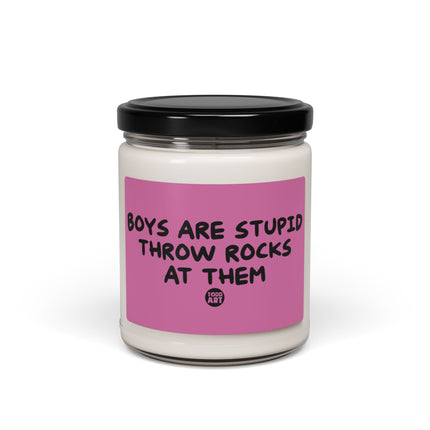 Boys Are Stupid Scented Soy Candle, 9oz