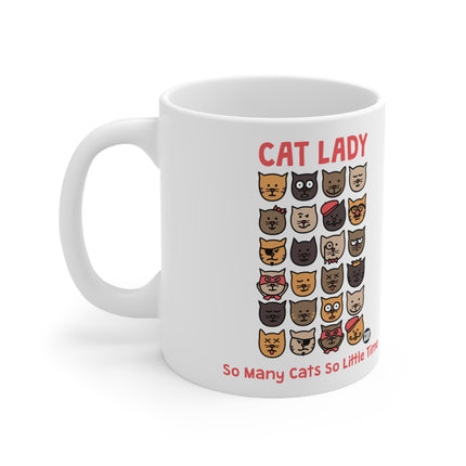 Cat Lady So Many Cats Ceramic Mug