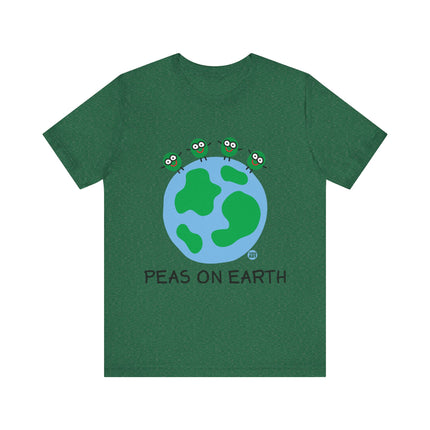 Cute "PEAS ON EARTH" Tee Shirt
