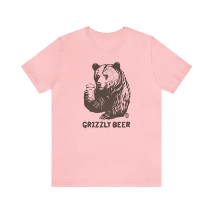 Grizzly Beer Bear Unisex Tee