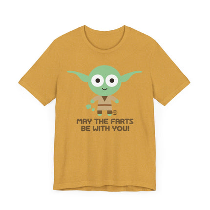 Funny Star Wars "May the Farts Be With You" Yoda Tee Shirt