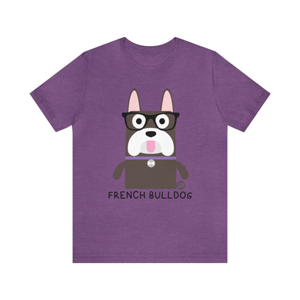 Bow Wow Meow French Bulldog Unisex Tee