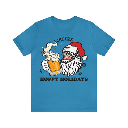 Hoppy Holidays Santa Beer Unisex Tee