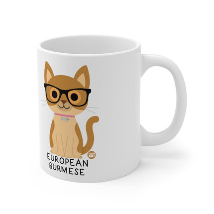 Bow Wow Meow European Burmese Ceramic Mug