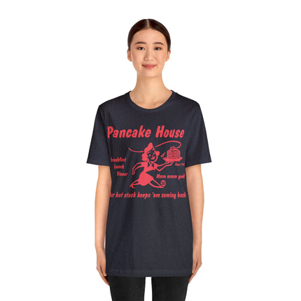 Retro Pancake House Unisex Short Sleeve Tee