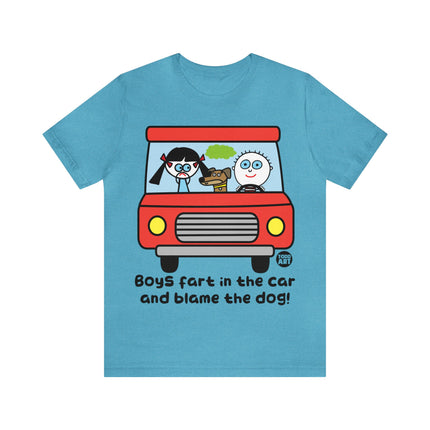 Boys Far in Cars Unisex Short Sleeve Tee