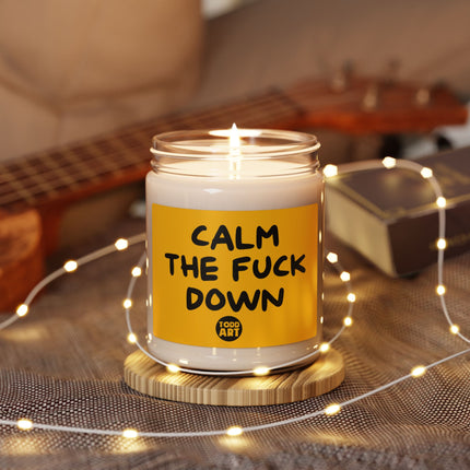 Calm the Fuck Down Scented Soy Candle, 9oz