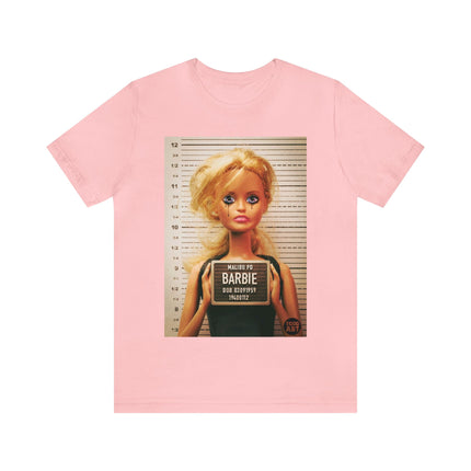 Barbie Malibu Mugshot Unisex Short Sleeve Tee