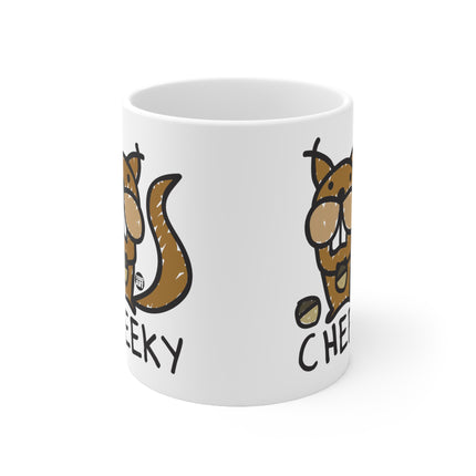 Cheeky Squirrel Ceramic Mug