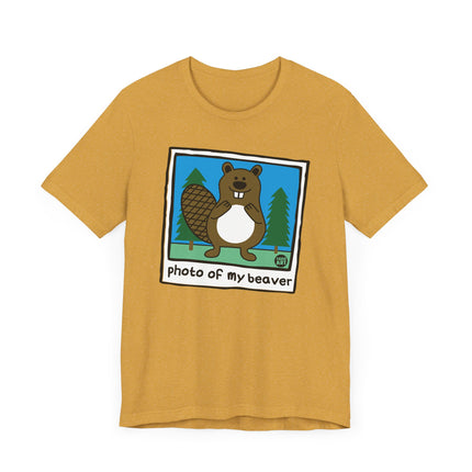 Funny "PHOTO OF MY BEAVER" Tee Shirt