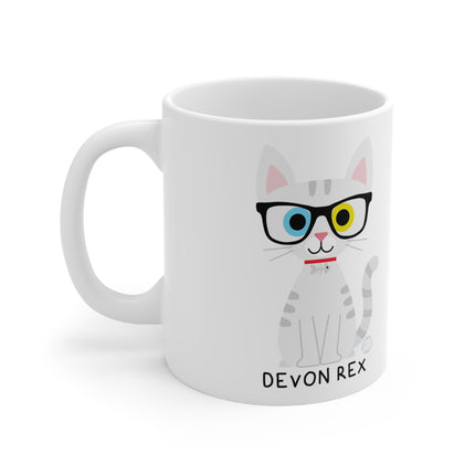 Bow Wow Meow Devon Rex Ceramic Mug