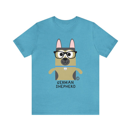 Bow Wow Meow German Shepherd Unisex Tee