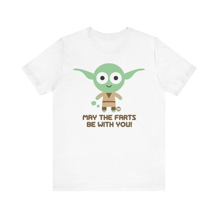 Funny Star Wars "May the Farts Be With You" Yoda Tee Shirt