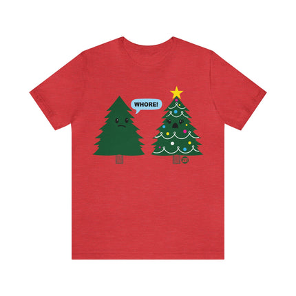 Whore Christmas Tree Unisex Tee