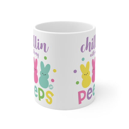 Chillin Peeps Ceramic Mug