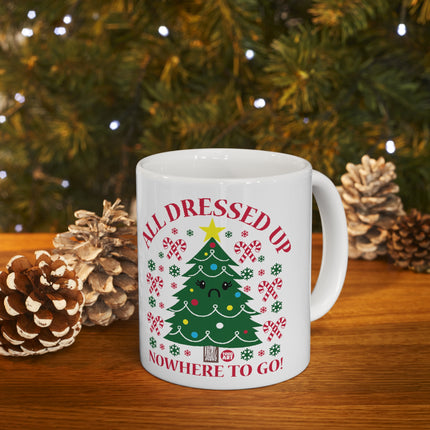 All Dressed Up Christmas Tree Ceramic Mug