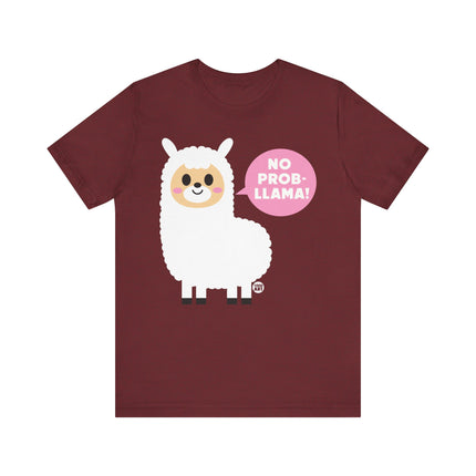 Cute "NO PROB LLAMA" Tee Shirt