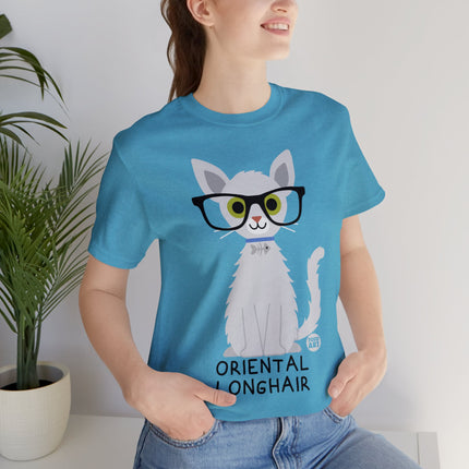 Bow Wow Meow Oriental Longhair Unisex Tee