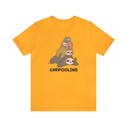 Sloth Stack Carpooling Unisex Tee