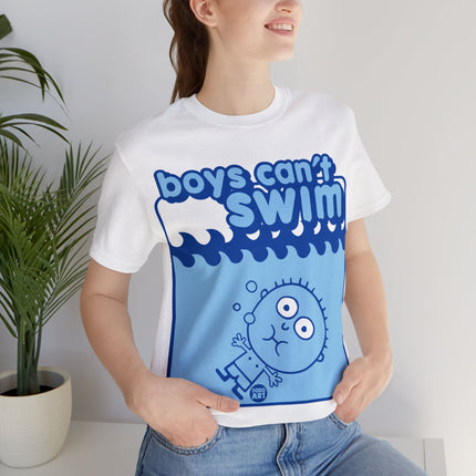 Boys Can't Swim Unisex Tee
