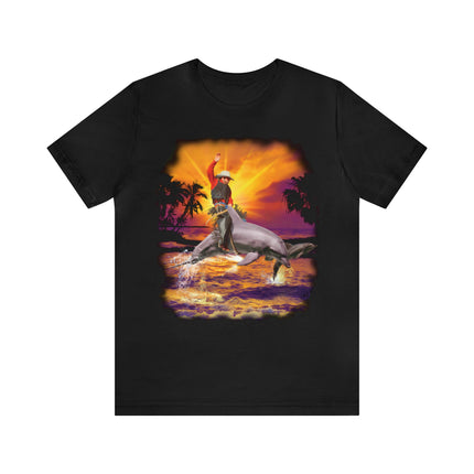 Cowboy Dolphin Unisex Tee