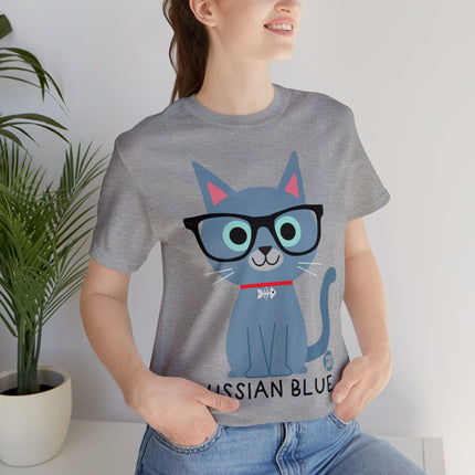 Bow Wow Meow Russian Blue Unisex Tee