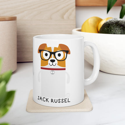 Bow Wow Meow Jack Russel Ceramic Mug