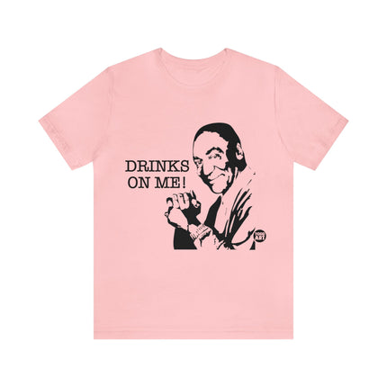 Drinks On Me Bill Cosby Unisex Short Sleeve Tee