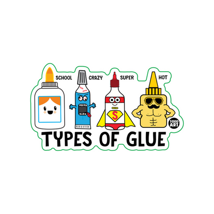 Types of Glue Vinyl Sticker