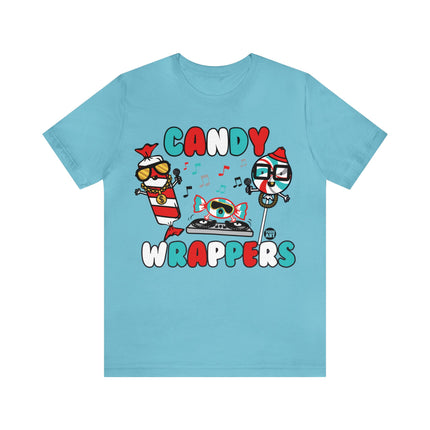 Candy Wrappers Unisex Tee