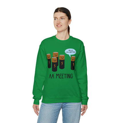 AA Meeting Battery Crewneck Sweatshirt