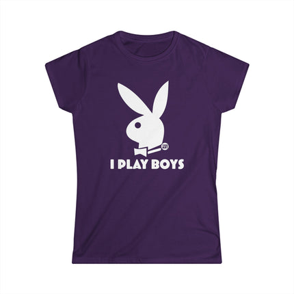 I Play Boys Women's Softstyle Tee