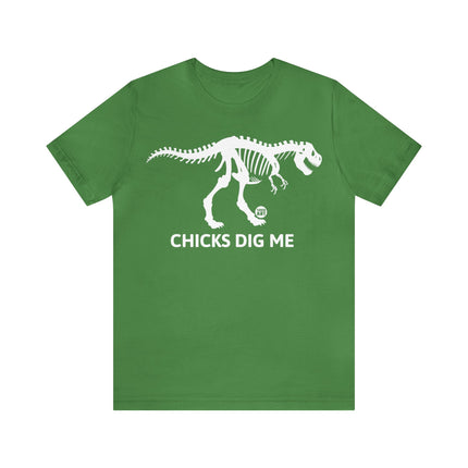 Chicks Dig Me Dinosaur Unisex Tee