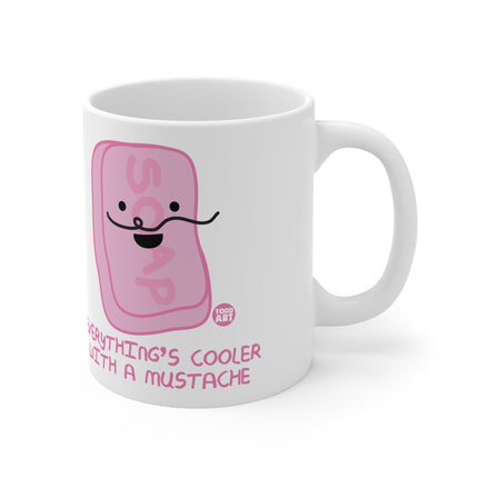 Cooler With Mustache Ceramic Mug