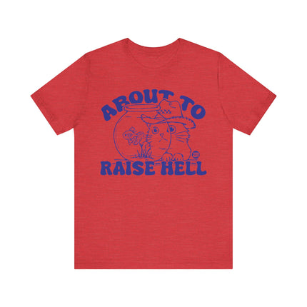 About To Raise Hell Tshirt