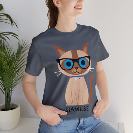 Bow Wow Meow Siamese Unisex Tee